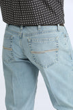Cinch Men's White Label Mid Rise Relaxed Fit Straight Leg Jean - Light Wash