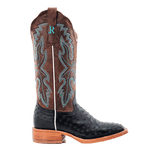 R. Watson Women’s Black Full Quill Ostrich Boot