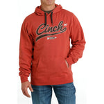 Cinch Men's Red 1996 Logo Graphic Pullover Hoodie