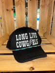 Long Live Cowgirls Trucker Hat with Chain