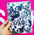 Cow Print Notebooks