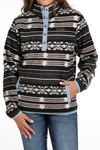 Cinch Black Aztec Fleece Women’s Pullover