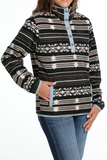 Cinch Black Aztec Fleece Women’s Pullover