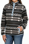 Cinch Black Aztec Fleece Women’s Pullover