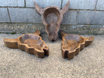 Steer Skull Wooden Bowls