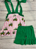 Girl's Tractor 2 Piece Set
