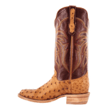 R. Watson Men’s Antique Saddle Bruciato Full Quill Ostrich Boot