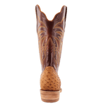 R. Watson Men’s Antique Saddle Bruciato Full Quill Ostrich Boot