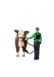 Cattle Showmen Kit: Boy Figure, Halter & Show Stick