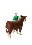 Cattle Showmen Kit: Boy Figure, Halter & Show Stick