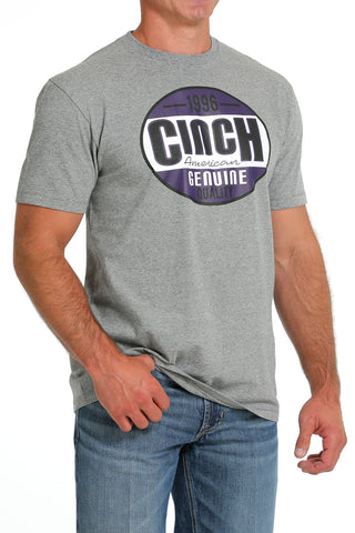Cinch Classic Logo Tee-Gray