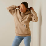 Ariat Women’s Rebar Graphic Hoodie- String Alloy