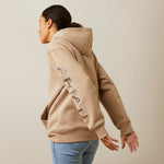 Ariat Women’s Rebar Graphic Hoodie- String Alloy