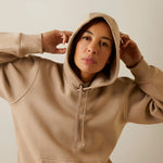 Ariat Women’s Rebar Graphic Hoodie- String Alloy