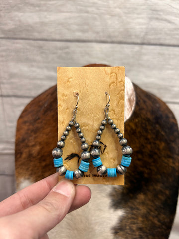 Variety Navajo Pearls Earrings 4mm-8mm