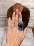 Purple and Turquoise Ring