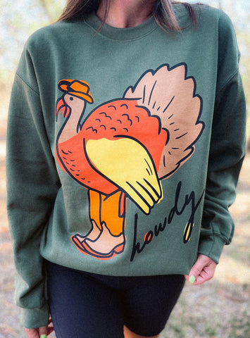 Turkey Howdy Sweatshirt