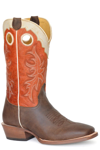 Roper Men's Ride Em' Cowboy Western Boots - Square Toe