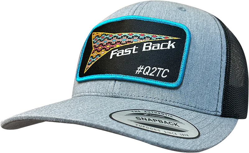 Fast Back Grey & Black Aztec Patch Cap – Horse Creek Outfitters