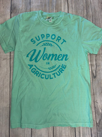 Support Women in Agriculture Tee-Teal
