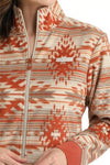 Cinch Women’s Southwestern Print Fleece Jacket