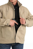 Cinch Men’s Khaki Concealed Cary Bonded Jacket