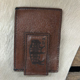 Red Dirt Hat Co Card Cse W/Magnetic Clip Southwest Buffalo Inlay