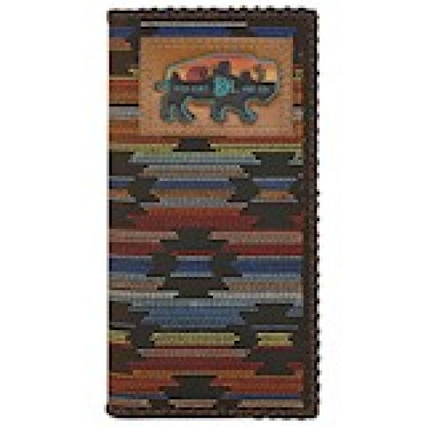 Red Dirt Hat Co Multi Colored Stiched Serape Rodeo Wallet