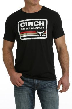 Cinch Cattle Company Tee-Black