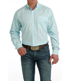 Cinch Men’s Light Blue Geo Print Shirt