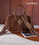 Cowhide Concealed Carry Tote Crossbody