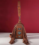 Montana West Mariposa Concho Fringe Sling Bag