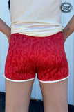 Raised Round Here Red Shorts