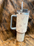 Tan Brands 40oz Tumbler