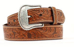 Nocona Men's Floral Tooled  Belt