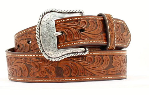 Nocona Men's Floral Tooled  Belt