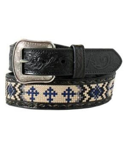 Blue Aztec Pattern Belt