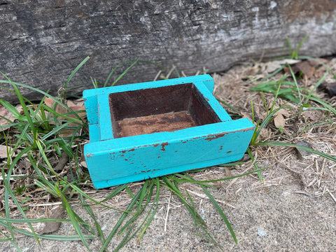 Teal Single Square Wooden Mold