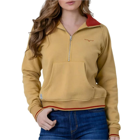 Kimes Ranch Women's Maize Malta 1/4 Zip Sweatshirt
