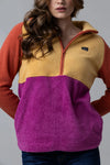 Kimes Ranch Women's Roswell Burnt Orange Polar Fleece Sweatshirt