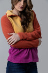 Kimes Ranch Women's Roswell Burnt Orange Polar Fleece Sweatshirt
