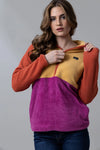 Kimes Ranch Women's Roswell Burnt Orange Polar Fleece Sweatshirt