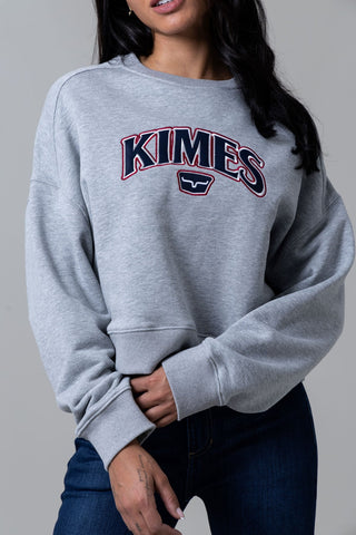 Kimes Ranch Colfax Crew Sweatshirt - Heather Gray