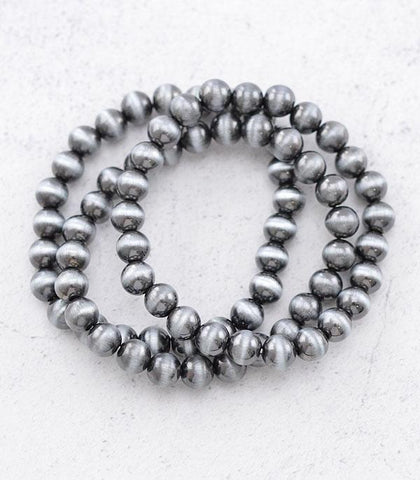 Western Navajo Pearl Bead Bracelet Set
