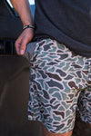Burlebo Everyday Short - Retro Duck Camo - Grey Pocket