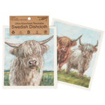 Highland Cow Sewdish Dishcloth Set