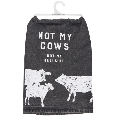 Dish Towel-Not My Cows