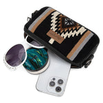 Wrangler Black Southwestern Knitted Mini Crossbody/Wallet