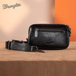 Wrangler Black Southwestern Knitted Mini Crossbody/Wallet