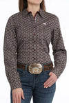 Cinch Women’s Black Geo Print Shirt